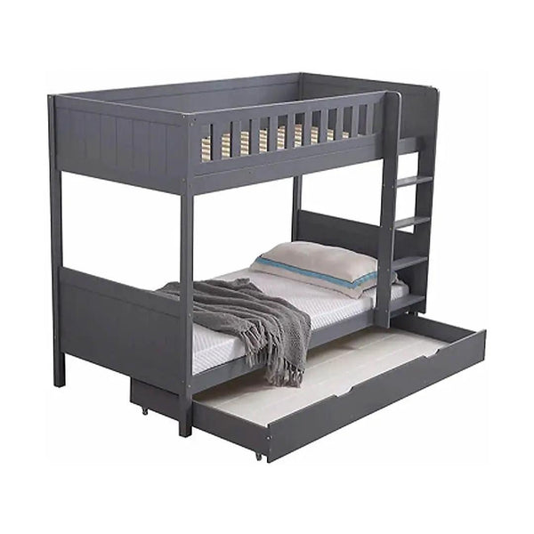 Single Bunk Bed with Storage Trundle