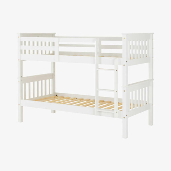 Single wooden bunk bed