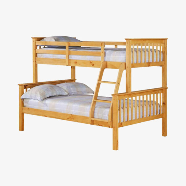 Triple Wooden Bunk Bed